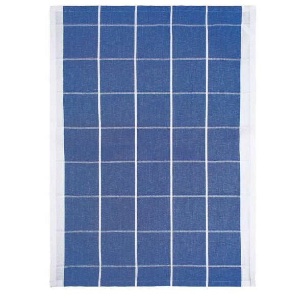 Blauw-Geruite Theedoek 50x70 cm 12 Stuks