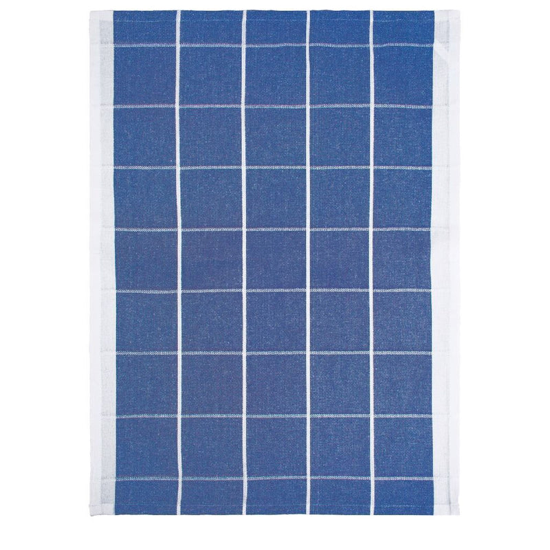 Blauw-Geruite Theedoek 50x70 cm 12 Stuks