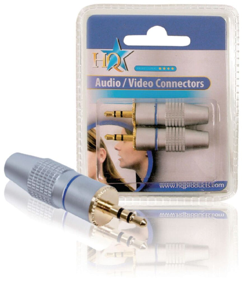 HQ HQS-SJC006/B Stereoconnector 3.5 Mm Male Zilver