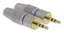 HQ HQS-SJC006/B Stereoconnector 3.5 Mm Male Zilver
