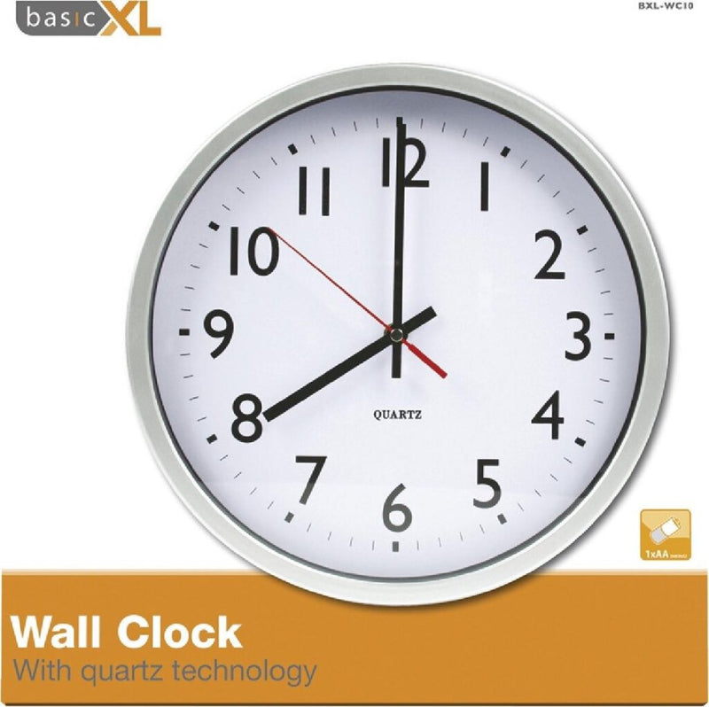 Basicxl Bxl-wc10 Ronde Wandklok 30 cm