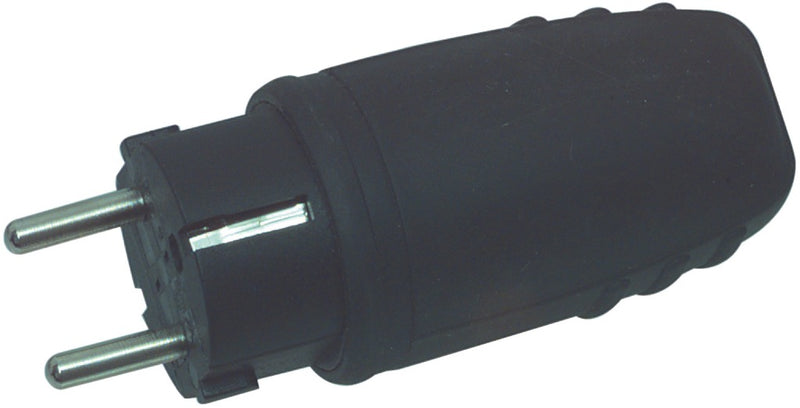 Kopp El-st302 Rubberen Randaarde Stekker Zwart