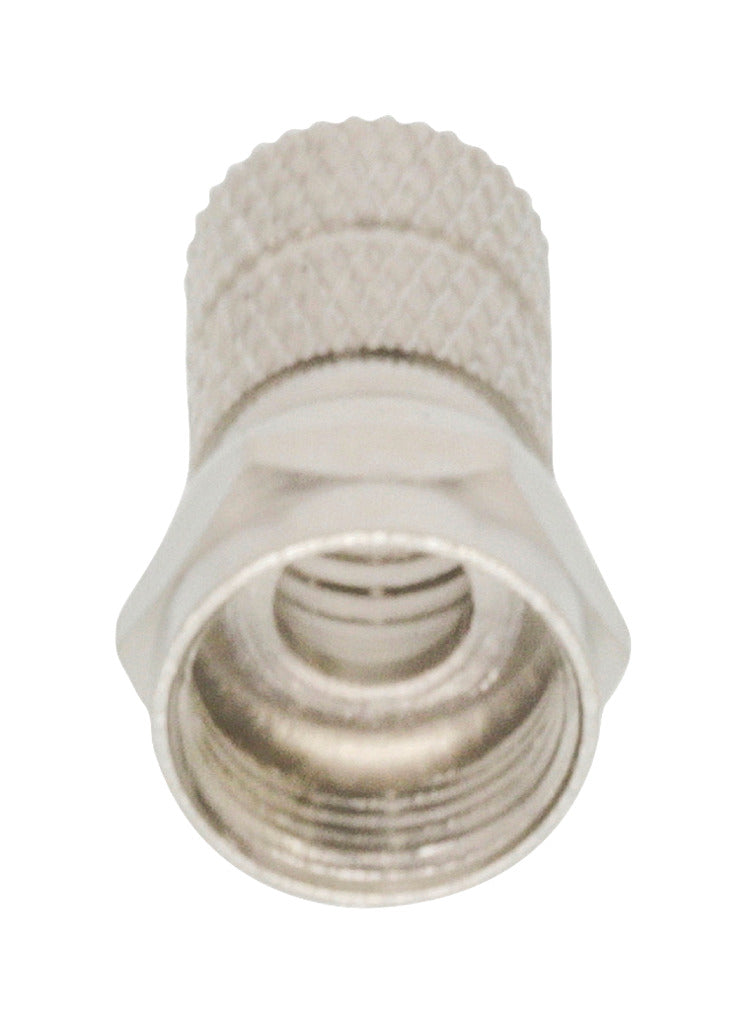 Valueline FC-001PROF F-connector Male Metaal Zilver
