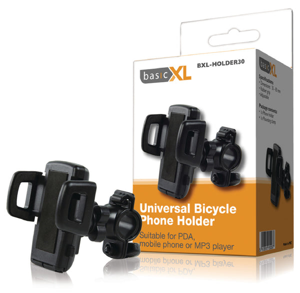 Basicxl Bxl-holder30 Universele Telefoonhouder voor Fiets