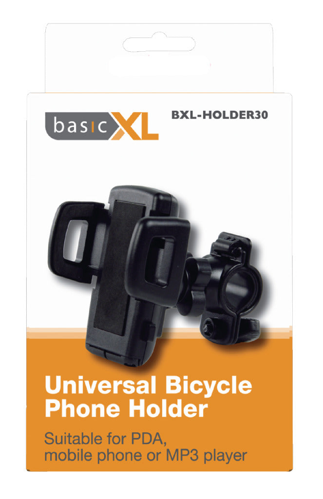 Basicxl Bxl-holder30 Universele Telefoonhouder voor Fiets