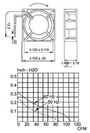 Sunon Cy 201 Ac Ventilator 120 X 120 X 38 mm