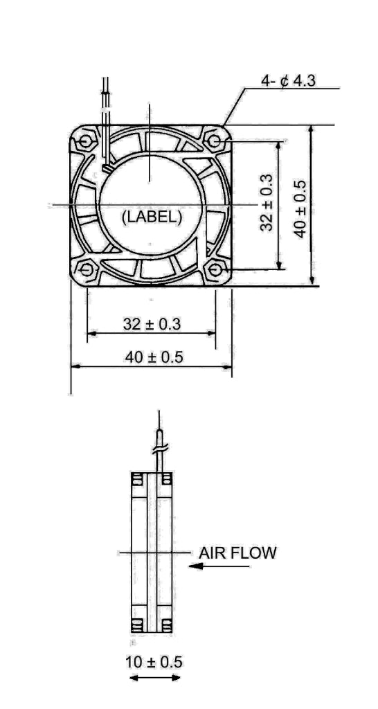 Sunon CY 410 Axiaal Ventilator Dc 40 X 40 X 10 Mm