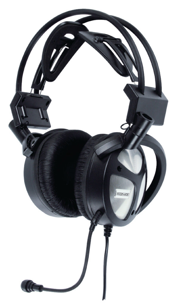 König Cmp-headset170 Stereo Headset met Usb & Basvibratiefunctie