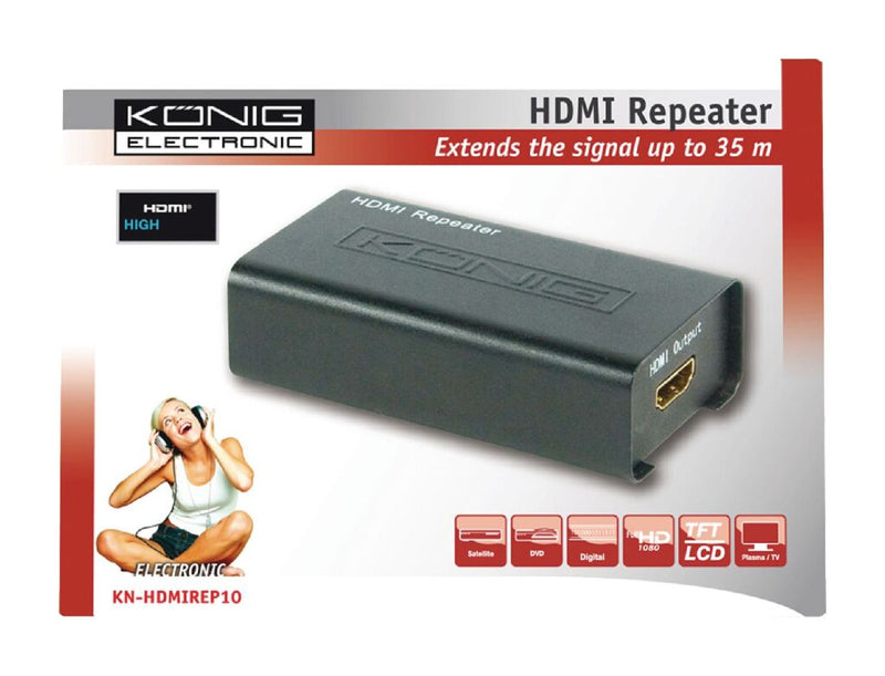 K&ouml;nig KN-HDMIREP10U HDMI Repeater