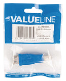 Valueline VLCP61900L Usb 3.0 Adapter B Male - A Female Blauw