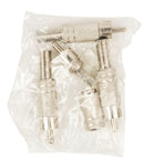 Valueline CC-010 Rca Plug + Prt. Metaal Verguld Rood