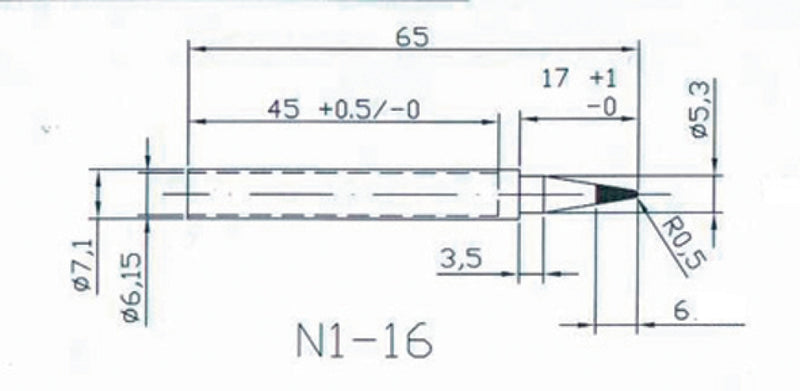 Hq Solder/tip1 Vervangingstip voor Solder20/30