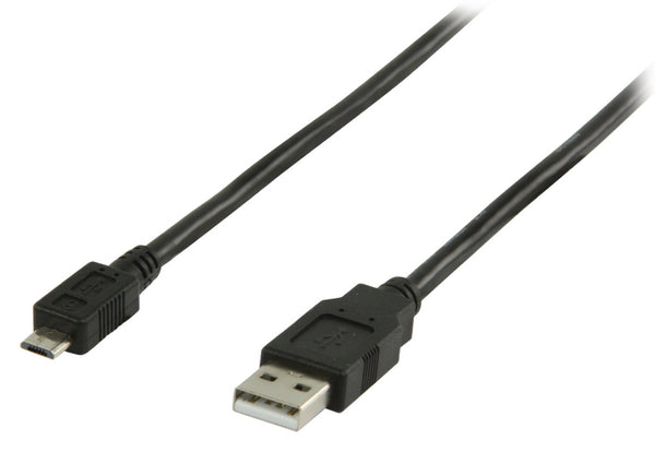 Valueline Vlcp60500b20 Usb 2.0 Usb A Male - Usb Micro B Male Kabel 2,00 M Zwart