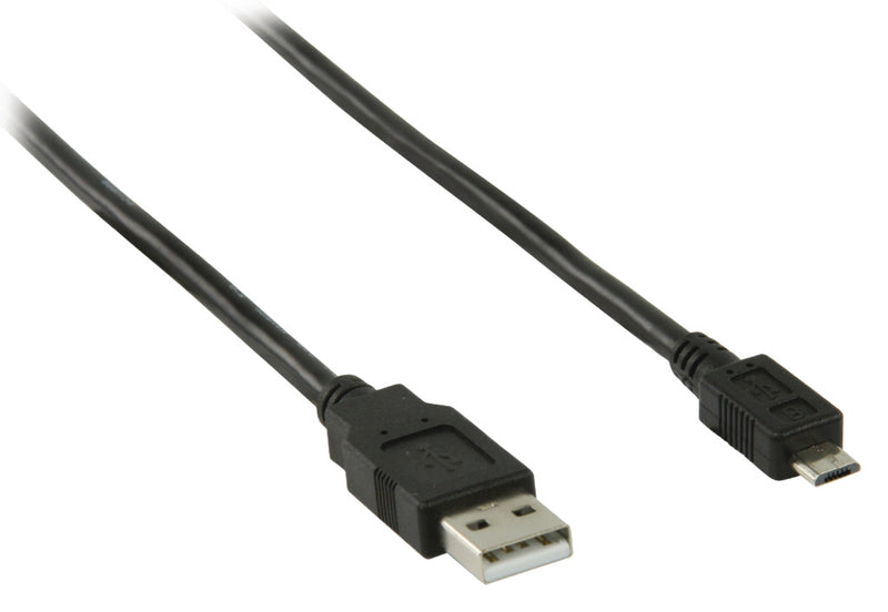 Valueline Vlcp60500b20 Usb 2.0 Usb A Male - Usb Micro B Male Kabel 2,00 M Zwart