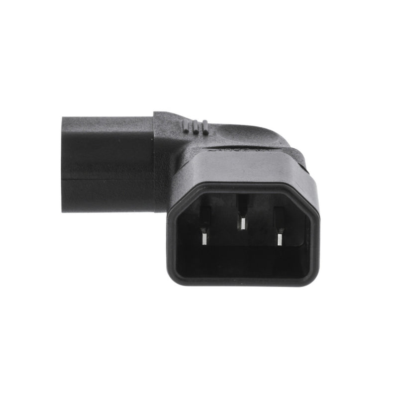 Valueline VLEP11903B Stroomstekker Female/male Polyvinylchloride (pvc) Zwart