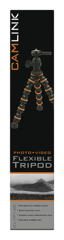 Camlink CL-TP140 Flexibel Statief 28.5 Cm 1 Kg Zwart / Oranje