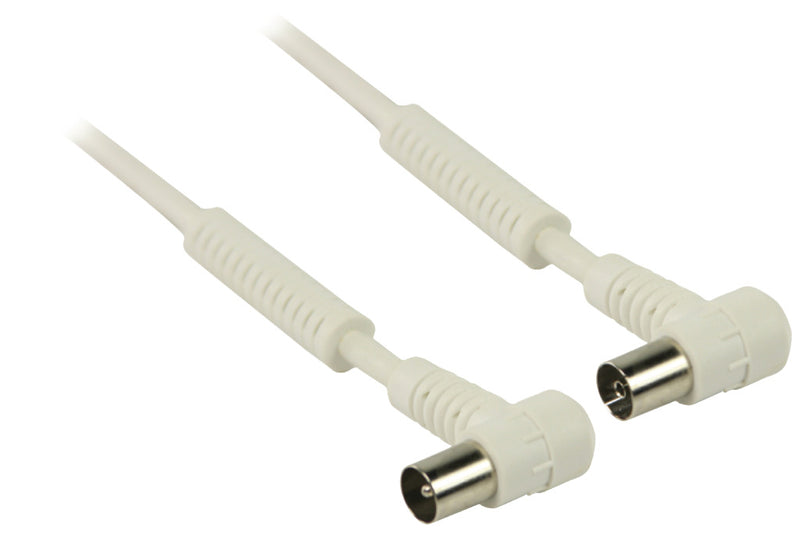 Valueline Vlsp40120w200 Coax Antennekabel 120 hz Coax Mannelijk Gehoekt - Coax Vrouwelijk Gehoekt 2