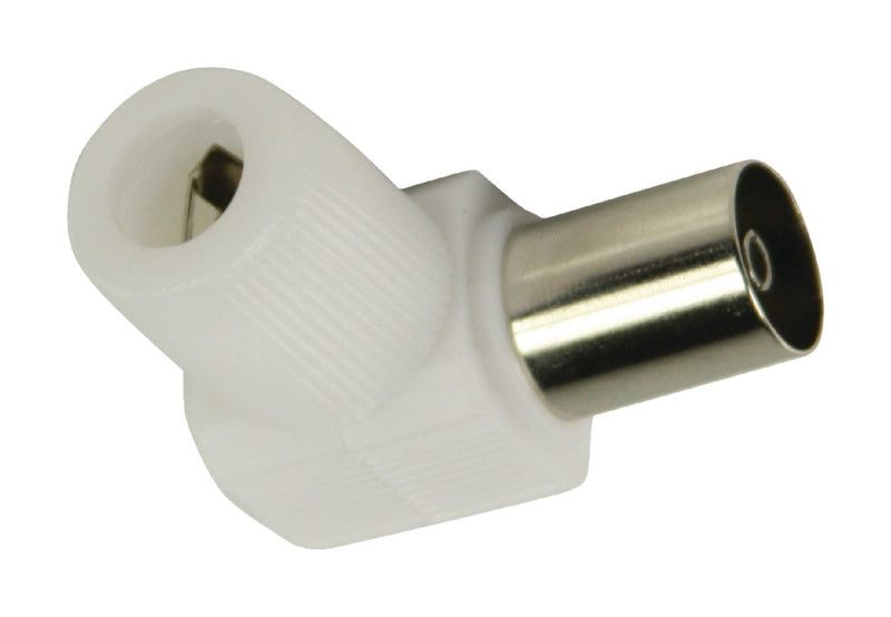 Valueline Vlsp40924w Gehoekte Ongesoldeerde Coax Connectoren Coax Vrouwelijk Wit