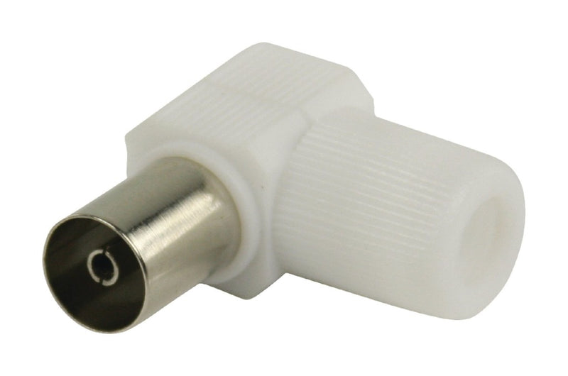 Valueline Vlsp40924w Gehoekte Ongesoldeerde Coax Connectoren Coax Vrouwelijk Wit