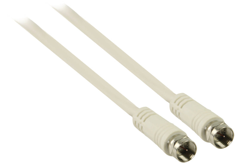 Valueline VLSP41000W15 Antennekabel F Mannelijk - F Mannelijk 1,50 M Wit