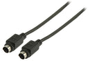 Valueline Vlvp30000b50 Svhs Kabel Svhs Mannelijk - Svhs Mannelijk 5,00 M Zwart