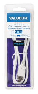 Valueline Vlmb34500w10 High Speed Hdmi?-kabel met Ethernet Hdmi?-connector - Hdmi? Mini-connector 1
