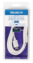 Valueline Vlmb34700w20 High Speed Hdmi?-kabel met Ethernet Hdmi?-connector - Hdmi? Micro-connector