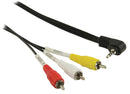 Valueline VLVB22400B10 3,5 mm Jack Av Kabel Mannelijk - 3x Rca Mannelijk 1,00 M Zwart