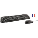 K&ouml;nig CSKMCU100 USB Toetsenbord &amp; Optische Muis Zwart