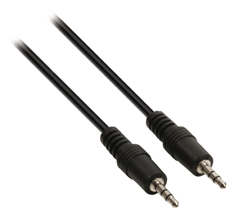 Valueline Vlap22000b05 Jack Stereo Audiokabel 3,5 mm Mannelijk - 3,5 mm Mannelijk 0,50 M Zwart