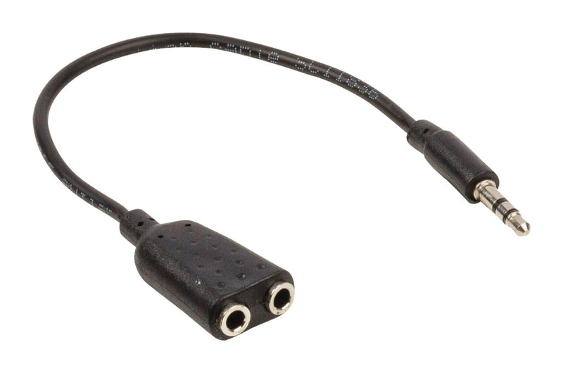 Valueline VLAP22100B02 Jack Stereo Audio Verdeelkabel 3,5 mm Mannelijk - 2x 3,5 mm Vrouwelijk 0,20