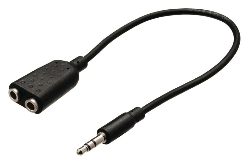 Valueline VLAB22100B02 Jack Stereo Audio Verdeelkabel 3,5 mm Mannelijk - 2x 3,5 mm Vrouwelijk 0,20