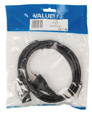Valueline VLEP11200B20 Zwitserse Stroomkabel Ch Typ 12 - Iec-320-c13 2.00 M Zwart