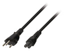 Valueline VLEP11220B50 Stroomkabel Zwitserse Plug Mannelijk - Iec-320-c5 5,00 M Zwart