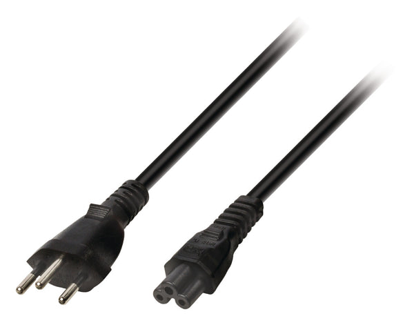 Valueline VLEP11220B50 Stroomkabel Zwitserse Plug Mannelijk - Iec-320-c5 5,00 M Zwart