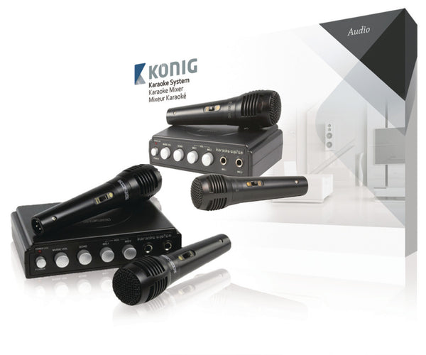 König Hav-km11 Karaoke Mixer Zwart
