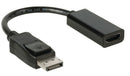 Valueline VLCP37150B02 Displayport Kabel Displayport Male - Hdmi Female 0.20 M Zwart