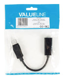 Valueline VLCP37150B02 Displayport Kabel Displayport Male - Hdmi Female 0.20 M Zwart