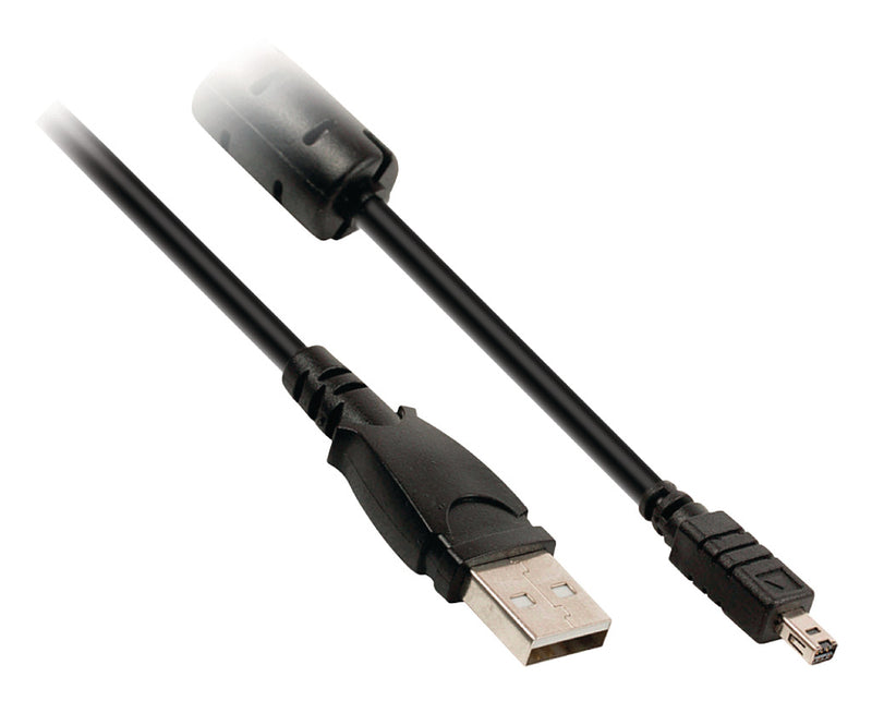 Valueline Vlcp60807b20 Camera Data Kabel Usb 2.0 A Male - 8p Minolta Connector Male 2,00 M Zwart