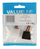 Valueline VLCP73500V015 Interne Stroom Adapterkabel Sata 15-pins Vrouwelijk - Molex Mannelijk 0,15