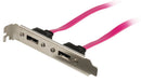 Valueline VLCP73800R05 Sata 3 gb/s Beugel 2x Sata 3 gb/s Beugel - 2x Sata 3 gb/s Vrouwelijk 0,50 M