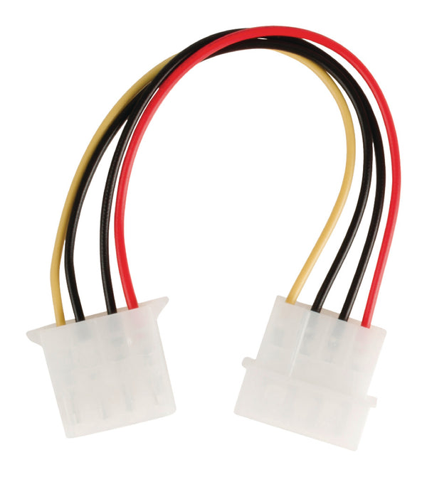 Valueline VLCP74000V015 Molex Stroom Verlengkabel Molex Mannelijk - Molex Vrouwelijk 0,15 M Veelkle