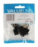 Valueline VLCP74205V015 Interne Stroom Splitterkabel Pci Express Vrouwelijk - 2x Sata 15-pins Manne