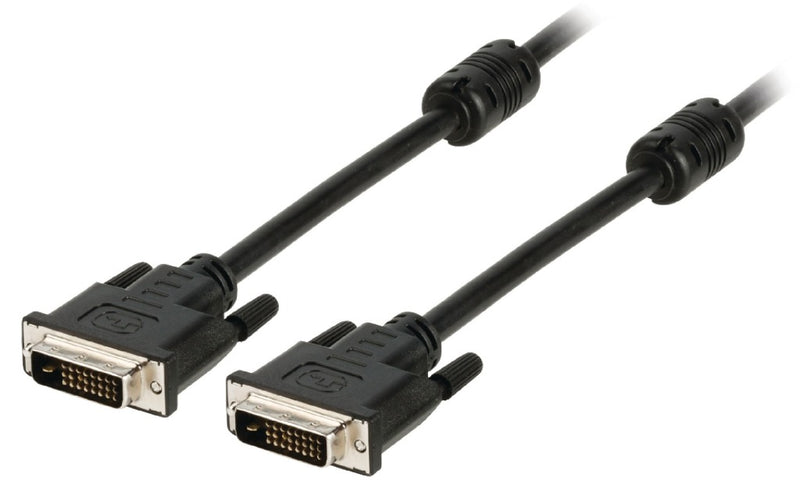 Valueline VLCB32000B30 Dvi-d-kabel Dvi-d 24 + 1-pins Mannelijk - Dvi-d 24 + 1-pins Mannelijk 3,00 M