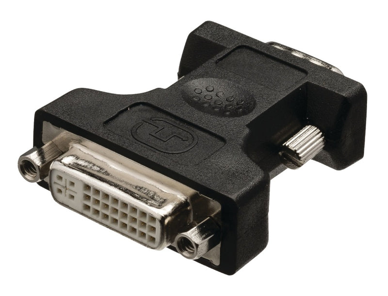 Valueline VLCB32901B Vga-adapter Vga Male - Dvi-i 24+5-pins Female Zwart