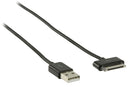 Valueline VLMB39100B20 Sync & Charge-kabel voor Ipad / Iphone / Ipod Apple 30-pins - Usb 2.0 A Mann