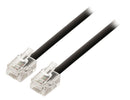 Valueline VLTB90200B20 Telecomkabel Rj11 Mannelijk - Rj11 Mannelijk 2,00 M Zwart