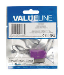 Valueline VLMP39900U 30-pins Adapter Apple Dock 30-pins - Usb Micro-b Female Paars