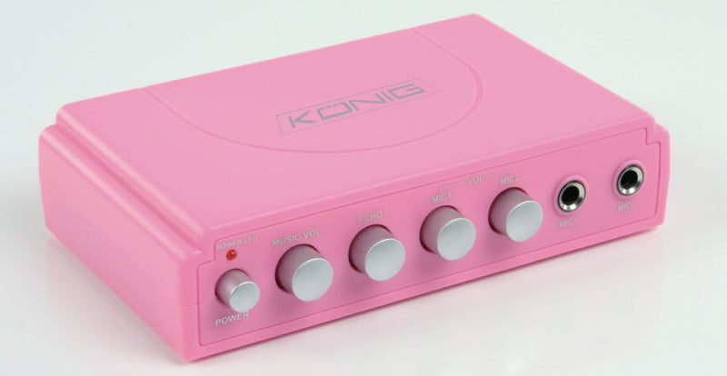 König  HAV-KM11P Karaoke Mixer Roze