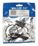 Valueline VLMP60890B10 Micro-usb-autolader Micro Usb Male - 12v Autoaansluiting 1,00 M Zwart 2.1a